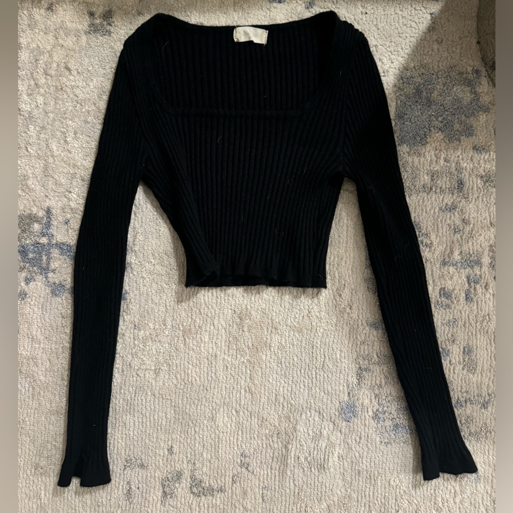 Altar’d State Knitted Long sleeve crop top size Medium